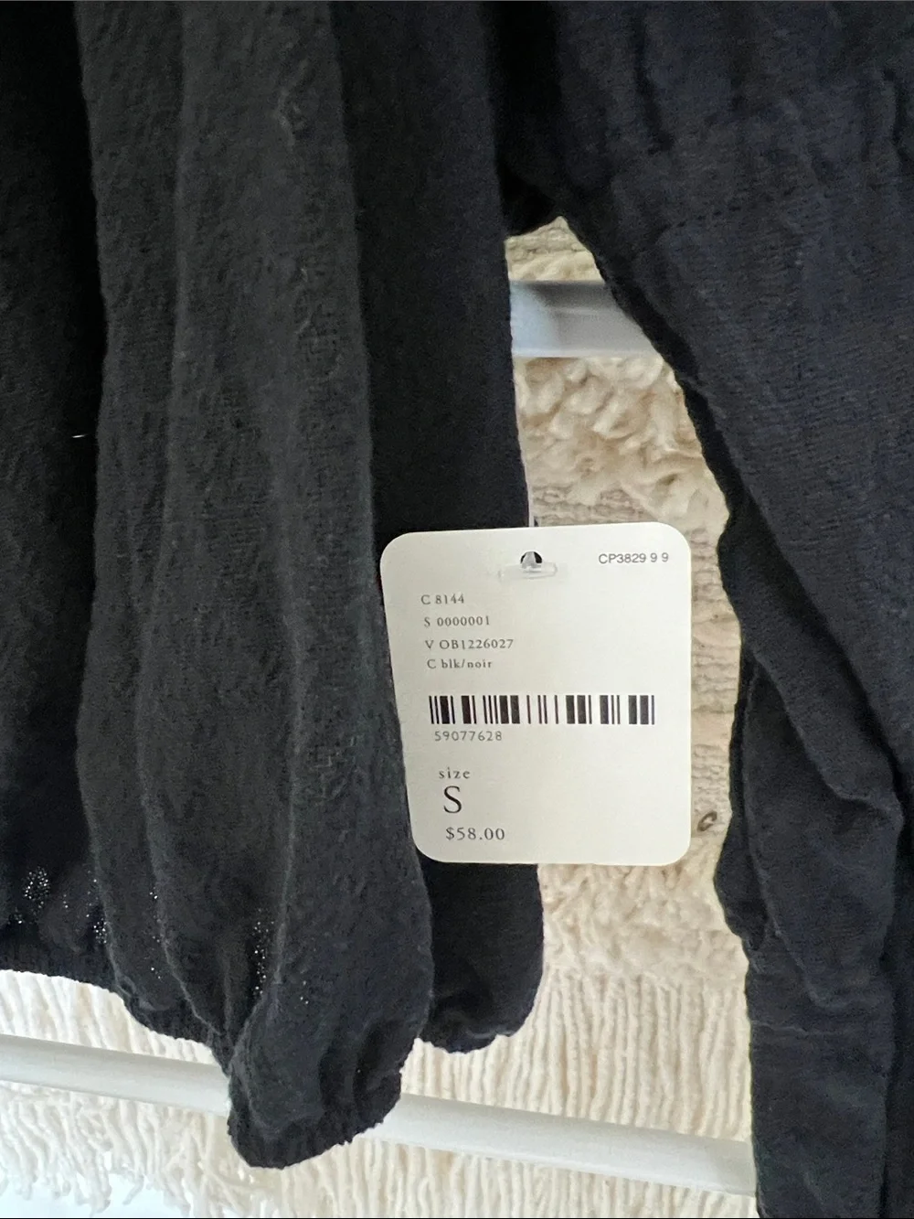 Free people cropped long sleeve top